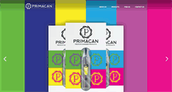 Desktop Screenshot of primacan.com